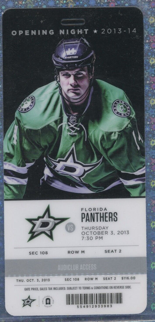Aleksander Barkov NHL DEBUT & 1st Goal Full Ticket Oct 3 2013 Fla Panthers #1pt